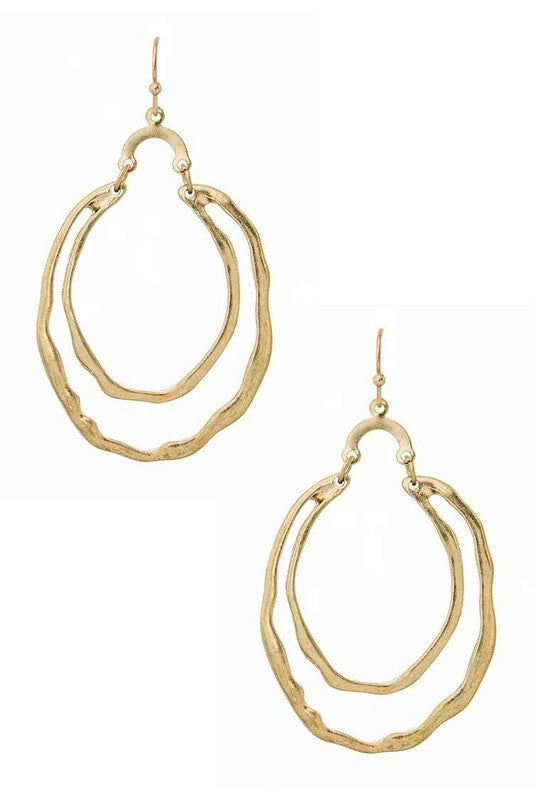 Hammered Iconic Earrings