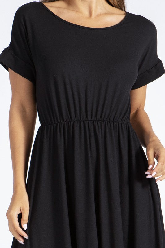 Backless Knot Straps Dress.