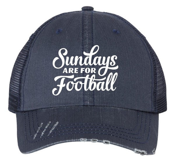 Sundays are for Football Embroidered Trucker Hat