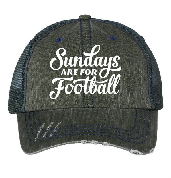 Sundays are for Football Embroidered Trucker Hat