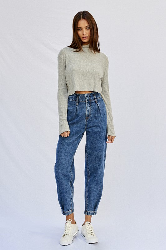 Super High Waist Balloon Jeans