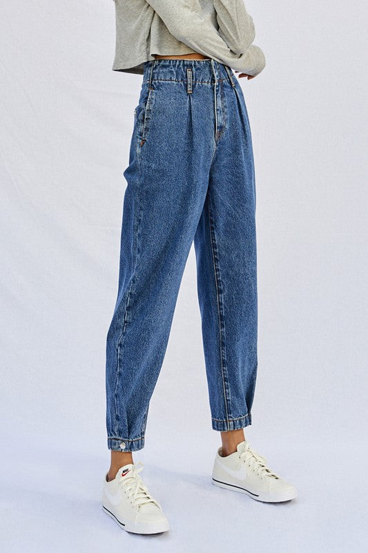 Super High Waist Balloon Jeans