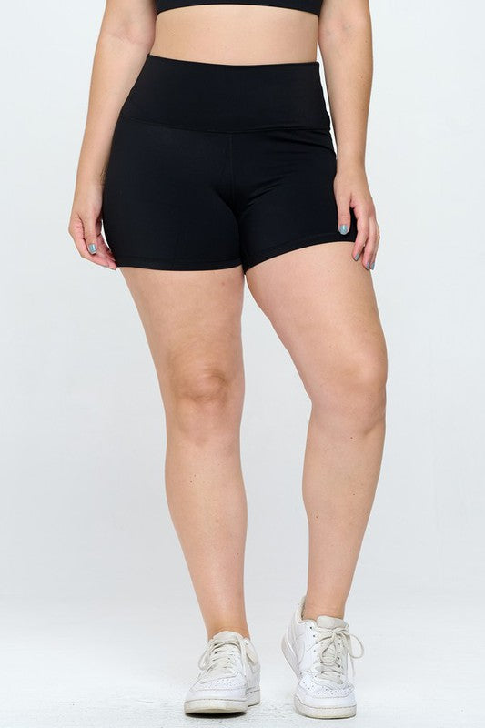 Buttery-Soft Activewear Biker Shorts 4 In. Inseam