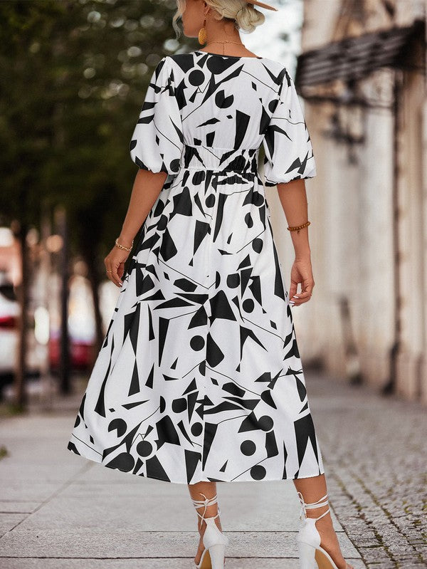 Women Printed Long Dress