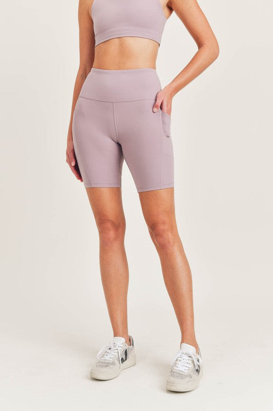 Bronze - TACTEL-Lycra High-Impact Biker Shorts