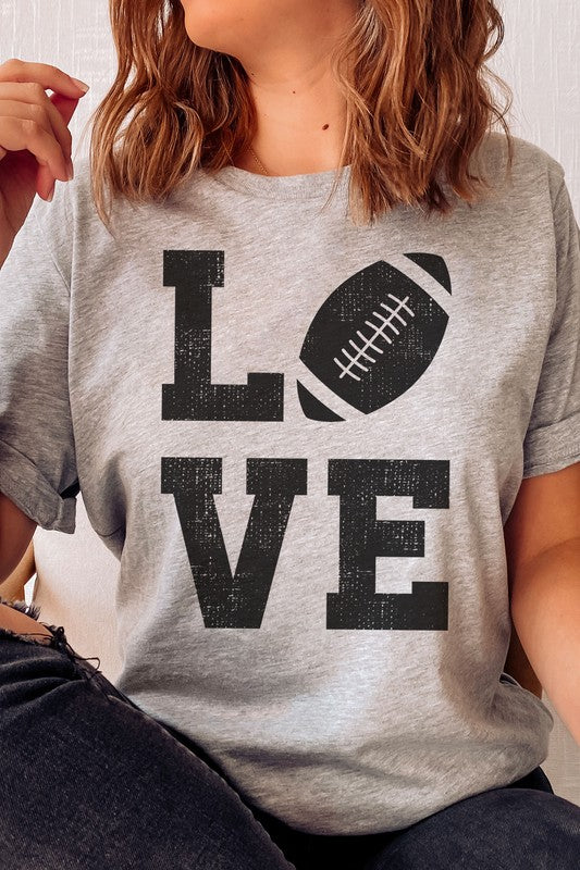 FOOTBALL LOVE GRAPHIC TEE