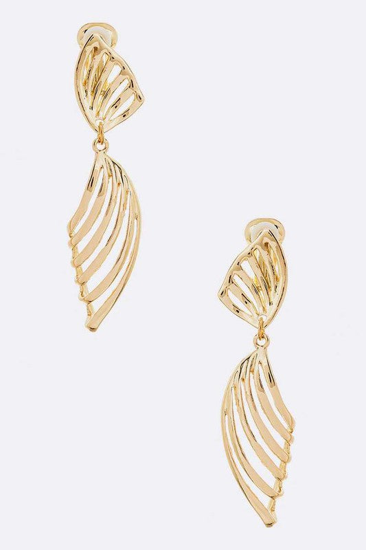 Iconic Designed Clip On Casting Earrings