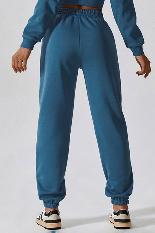 Loose sports casual ankle-banded sweatpants