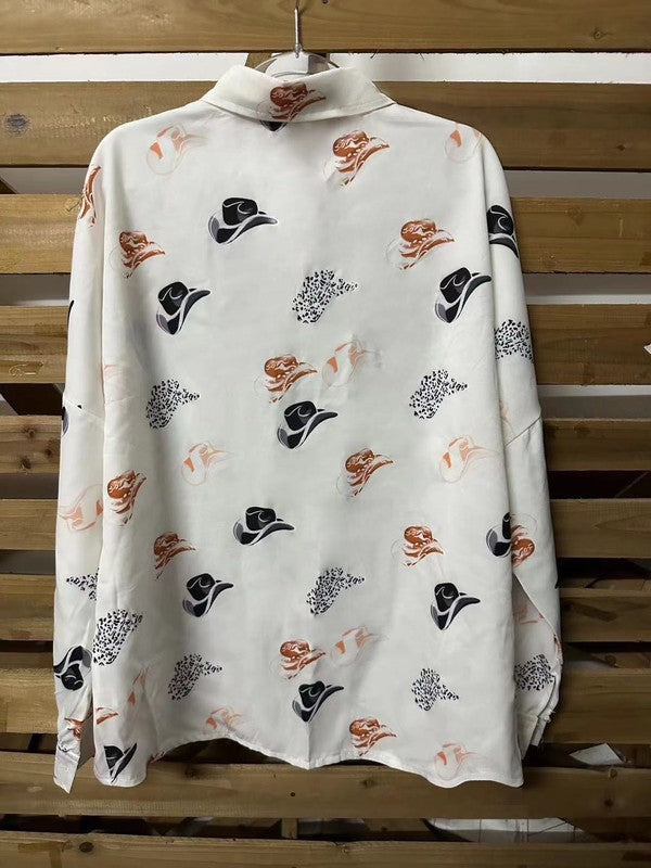 Cowboy Hat Print Shirt