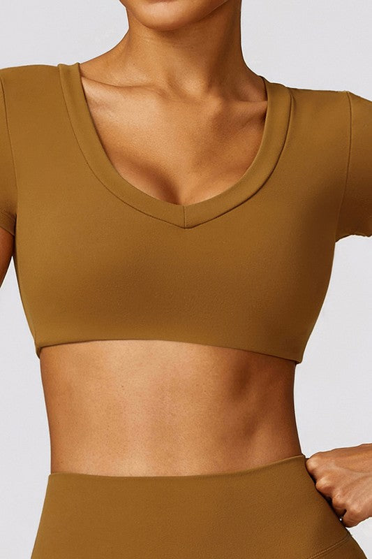 High strength tight yoga clothes tops