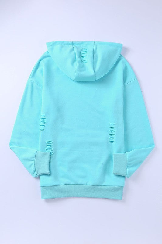 Women Hooded Sweatshirt with Kangaroo Pocket