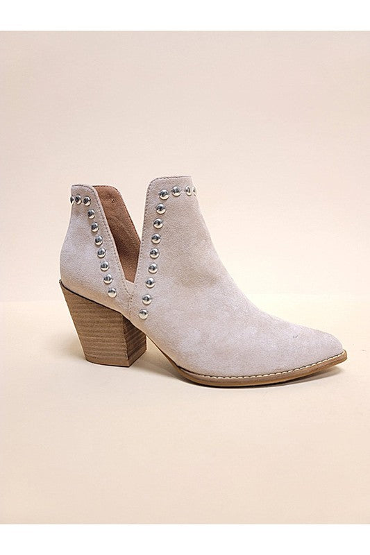 MISTY-106-STUD ANKLE BOOTIES